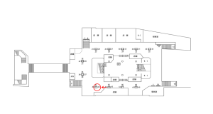 近鉄／布施駅／／№42駅看板・駅広告、位置図