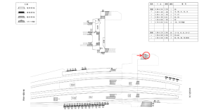 近鉄／河内山本駅／／№82駅看板・駅広告、位置図