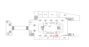 近鉄／布施駅／／№47駅看板・駅広告、位置図