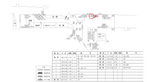 近鉄／大阪上本町駅／／№121駅看板・駅広告、位置図