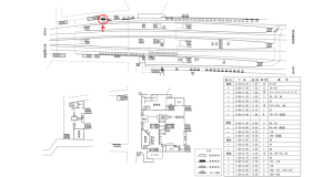 近鉄／生駒駅／／№120駅看板・駅広告、位置図