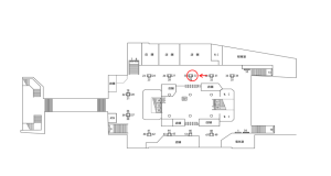 近鉄／布施駅／／№52駅看板・駅広告、位置図