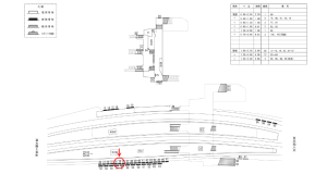 近鉄／河内山本駅／／№35駅看板・駅広告、位置図