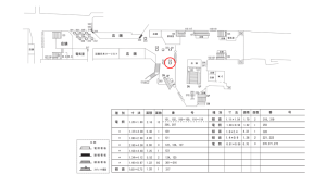 近鉄／大阪上本町駅／／№315駅看板・駅広告、位置図