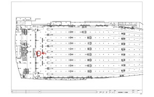 阪急 大阪梅田駅/№387A№A駅看板・駅広告、位置図