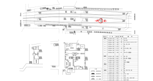 近鉄／生駒駅／／№97駅看板・駅広告、位置図