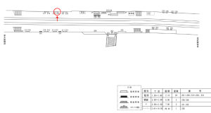 近鉄／大阪上本町駅／／№220駅看板・駅広告、位置図