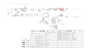 近鉄／大阪上本町駅／／№125駅看板・駅広告、位置図