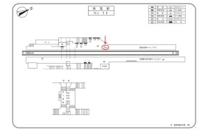 阪急　牧落駅／／※ご利用になれません№902、位置図