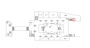 近鉄／布施駅／／№13駅看板・駅広告、位置図