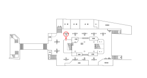 近鉄／布施駅／／№25駅看板・駅広告、位置図