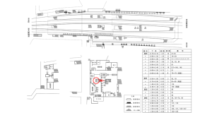 近鉄／生駒駅／／№81駅看板・駅広告、位置図