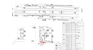 近鉄／生駒駅／／№35駅看板・駅広告、位置図