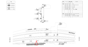 近鉄／河内山本駅／／№39駅看板・駅広告、位置図