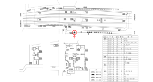 近鉄／生駒駅／／№86駅看板・駅広告、位置図