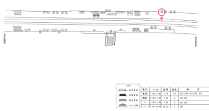 近鉄／大阪上本町駅／／№225駅看板・駅広告、位置図