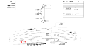 近鉄／河内山本駅／／№103駅看板・駅広告、位置図