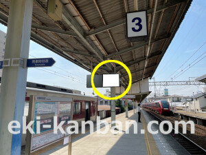 近鉄／河内山本駅／／№102駅看板・駅広告、写真2