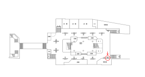近鉄／布施駅／／№54駅看板・駅広告、位置図