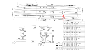 近鉄／生駒駅／／№79駅看板・駅広告、位置図