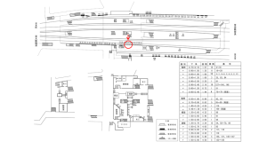 近鉄／生駒駅／／№23駅看板・駅広告、位置図