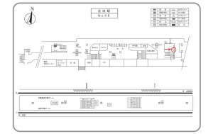 阪急 池田駅//№614、位置図