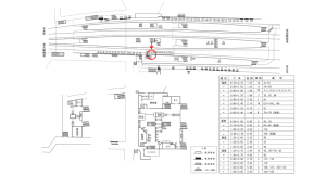 近鉄／生駒駅／／№21駅看板・駅広告、位置図