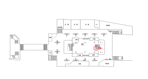 近鉄／布施駅／／№18駅看板・駅広告、位置図
