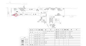 近鉄／大阪上本町駅／／№122駅看板・駅広告、位置図