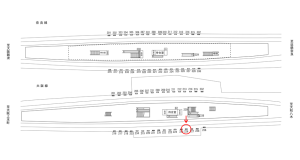 近鉄／布施駅／／№226駅看板・駅広告、位置図