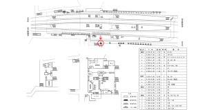 近鉄／生駒駅／／№85駅看板・駅広告、位置図
