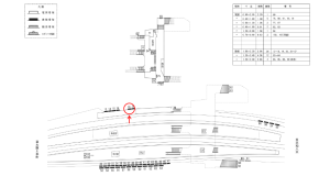 近鉄／河内山本駅／／№19駅看板・駅広告、位置図