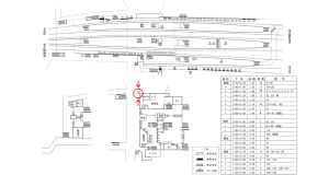 近鉄／生駒駅／／№100駅看板・駅広告、位置図