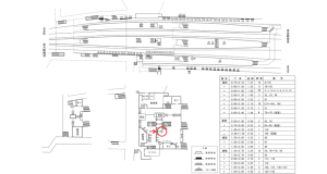 近鉄／生駒駅／／№48駅看板・駅広告、位置図