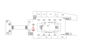 近鉄／布施駅／／№36駅看板・駅広告、位置図