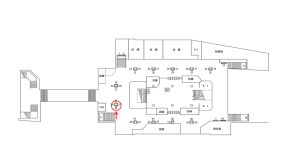 近鉄／布施駅／／№38駅看板・駅広告、位置図