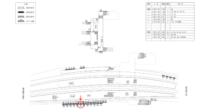 近鉄／河内山本駅／／№58駅看板・駅広告、位置図