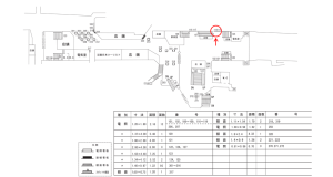 近鉄／大阪上本町駅／／№118駅看板・駅広告、位置図