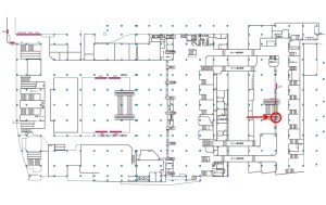 阪急 大阪梅田駅/№222A№A駅看板・駅広告、位置図