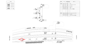 近鉄／河内山本駅／／№102駅看板・駅広告、位置図