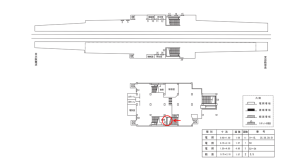 近鉄／河内永和駅／／№53駅看板・駅広告、位置図