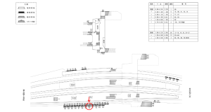 近鉄／河内山本駅／／№60駅看板・駅広告、位置図