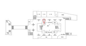 近鉄／布施駅／／№28駅看板・駅広告、位置図