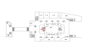 近鉄／布施駅／／№15駅看板・駅広告、位置図