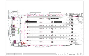 阪急 大阪梅田駅//№3251駅看板・駅広告、位置図