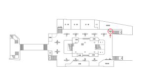 近鉄／布施駅／／№53駅看板・駅広告、位置図