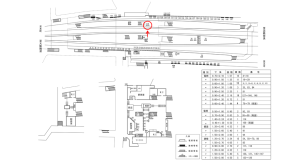 近鉄／生駒駅／／№114駅看板・駅広告、位置図