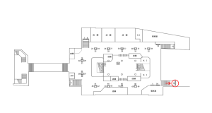 近鉄／布施駅／／№10駅看板・駅広告、位置図