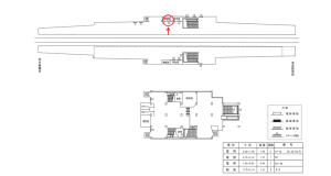 近鉄／河内永和駅／／№10駅看板・駅広告、位置図