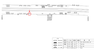 近鉄／大阪上本町駅／／№210駅看板・駅広告、位置図